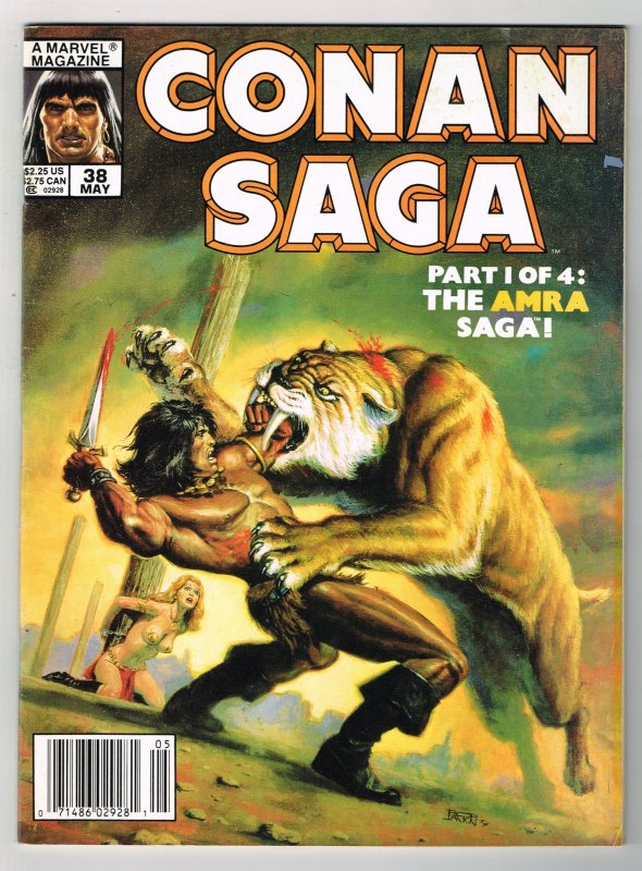 Conan Saga #38 (1990)  NEWSSTAND COPY