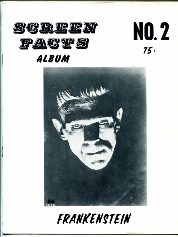 Screen Facts Album #2 1960's-1931 Frankenstein-Boris Karloff-full page photos-FN