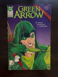 Green Arrow #5 DC 1988 FN/VF 7.0