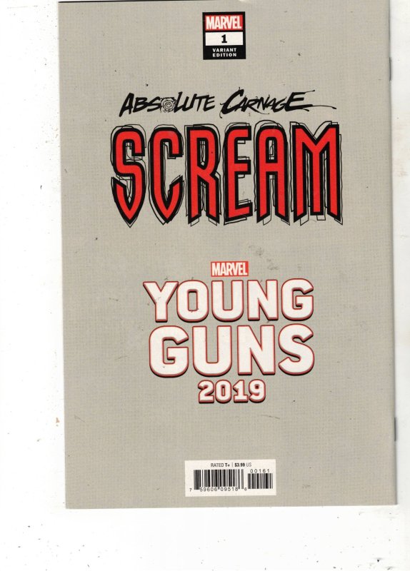 Absolute Carnage: Scream #1 F Dauterman Cover (2019) Super-High-Grade  NM+ Wow!