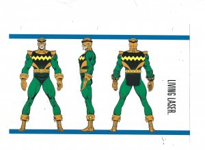 Official Handbook of the Marvel Universe Sheet- Living Laser