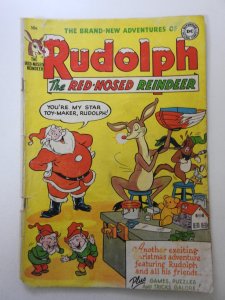 Rudolph the Red-Nosed Reindeer #4 (1953) Christmas Classic! Fair/Good Condition!