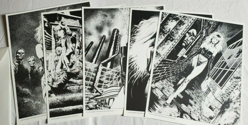 Midnight Silk Portfolio of 6 Prints 1987 Mark Beachum Rick Bryant NM/MINT