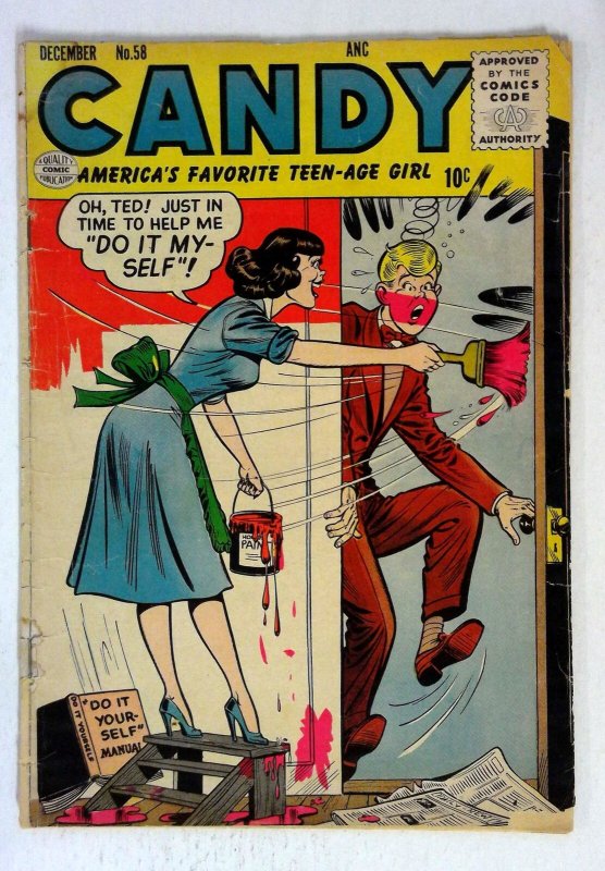 Candy #58 Ted Quality Comics (1954) G