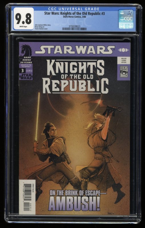 Star Wars: Knights of the Old Republic #3 CGC NM/M 9.8 1st Appearance Jarael!