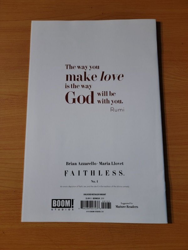 Faithless #1 Virgin Variant ~ VERY FINE - NEAR MINT NM ~ 2019 BOOM! Comics
