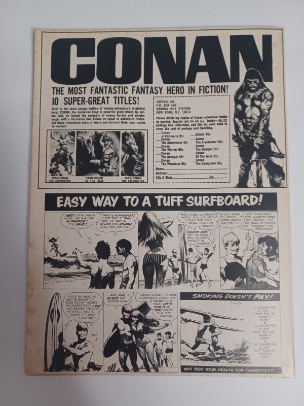 Vampirella #13 - vampire - Horror Magazine - Warren - Frazetta - 1971 - VG