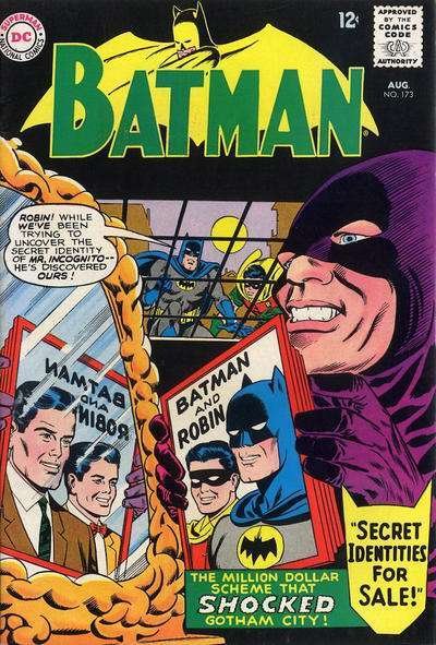 Batman (1940 series) #173, VG- (Stock photo)