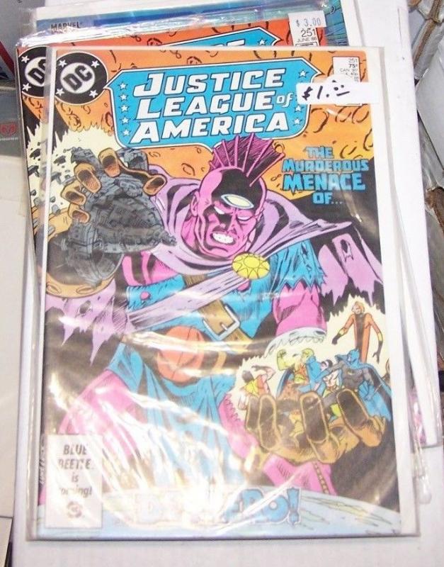 justice league of america comic # 251 1986 dc COPPER AGE  despero JLA BATMAN