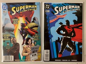 Action Comics lot #687-750 25 diff avg 6.5 (1993-99)