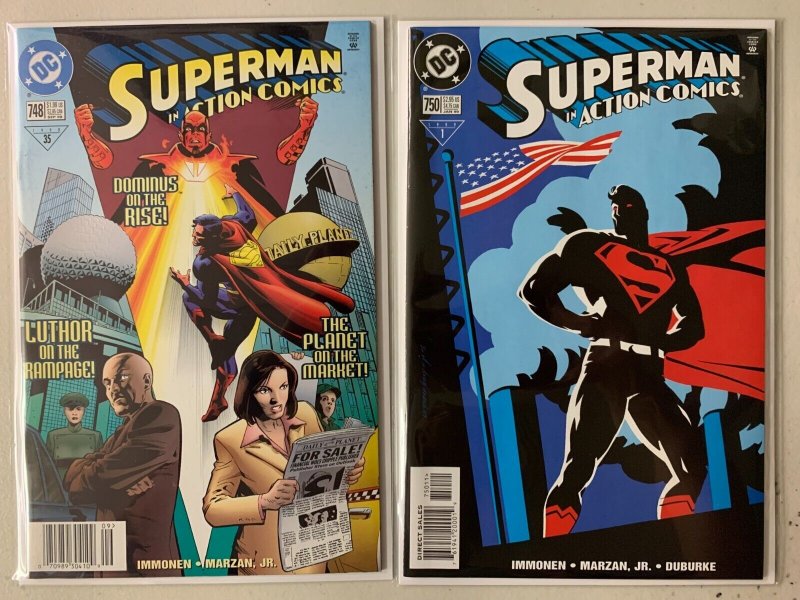 Action Comics lot #687-750 25 diff avg 6.5 (1993-99)