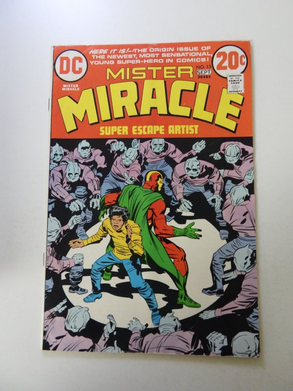 Mister Miracle #15 (1973) VG condition subscription crease