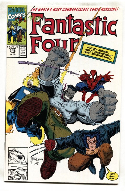 Fantastic Four #348-1990-1st new FF-comic book