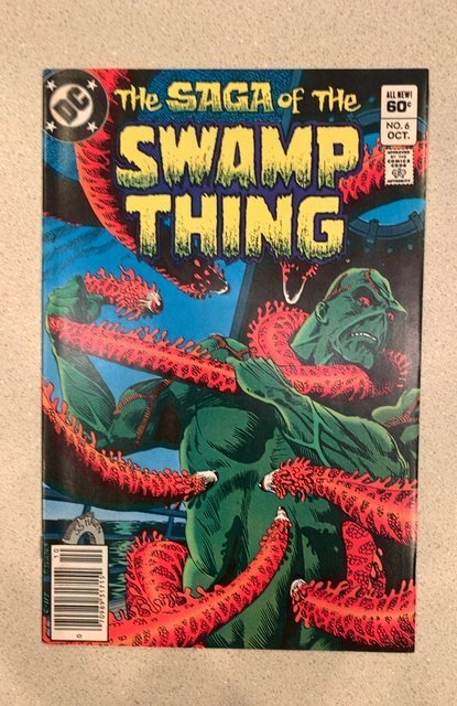 Swamp Thing #6 (1982) Martin Pasko Story Tom Yeates Cover & Art