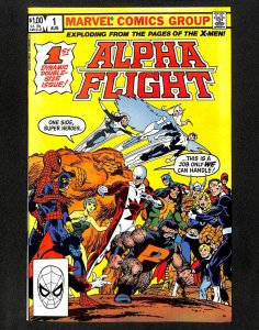 Alpha Flight #1 1st Puck!  1st Marina Marvel!