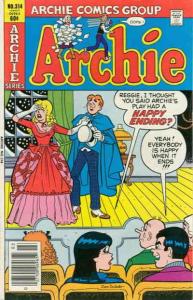Archie #314 FN ; Archie | March 1982 Innuendo Cover