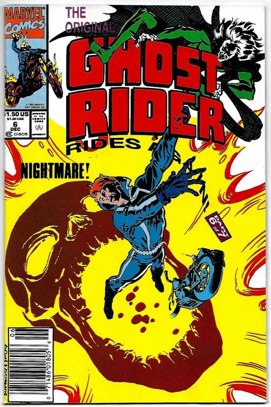 Ghost Rider Rides Again #6 (Marvel, 1991) VG/FN