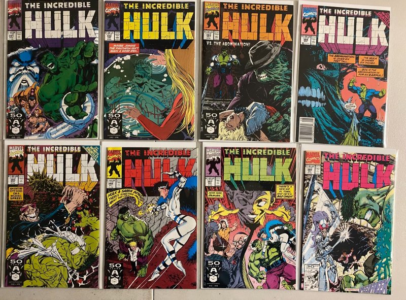 Incredible Hulk lot #354-399 + 3 Anns. Marvel 1st (avg 6 FN) 38 diff (1989-'92)