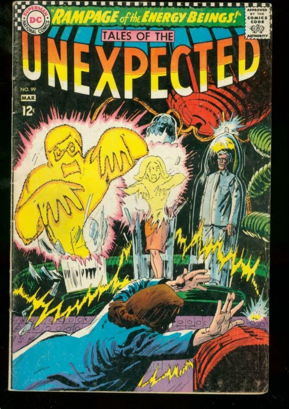 TALES OF THE UNEXPECTED #99 1967 DC NUCLEAR SUPER-HERO VG