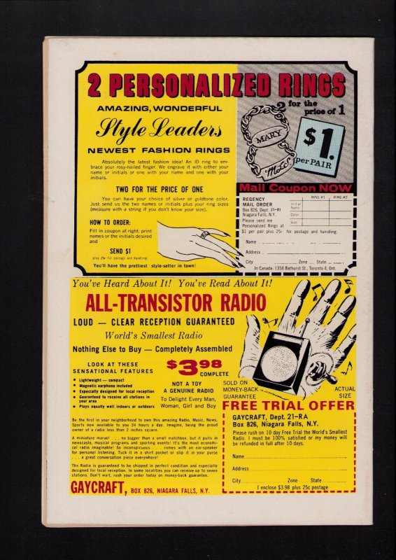 Young Romance #147 - JOHN ROSENBERGER COVER ART! (5.5) 1967