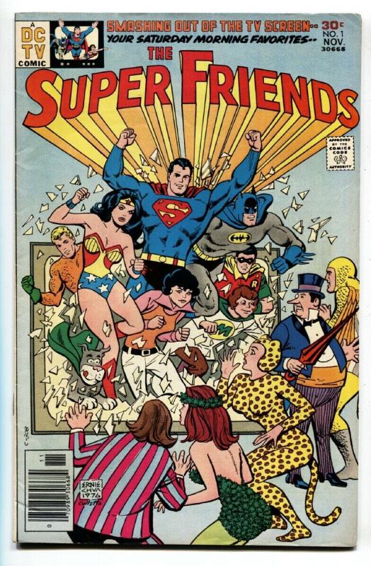 Super Friends #1 1976 DC comics  1st Wendy  Marvin &  Wonder Dog F/VF