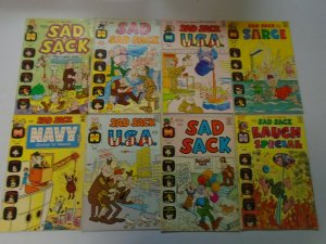 Bronze age Harvey Sad Sack comic lot 40 different avg 5.0 VG FN