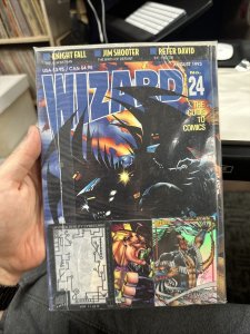 Wizard Comics Magazine #24 (Aug,  1993) 7.0 FN/VF Batman Knightfall w/Poster 