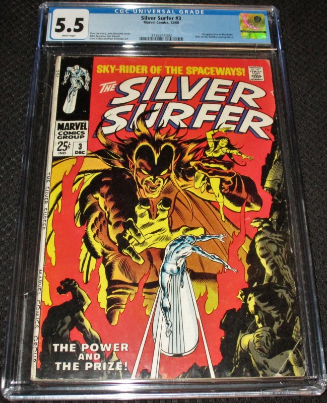 The Silver Surfer #3 (1968) CGC 5.5