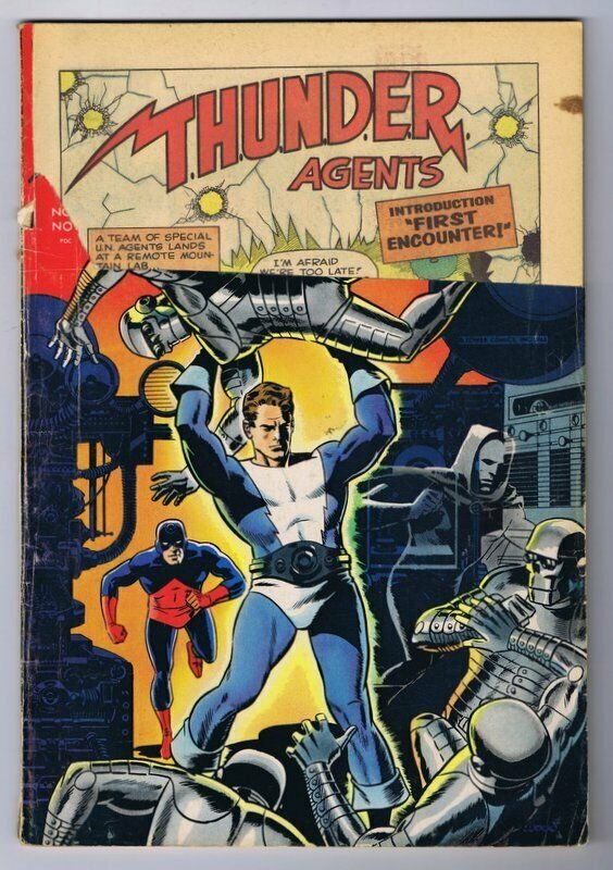 THUNDER Agents #1 ORIGINAL Vintage 1965 Tower Comics 