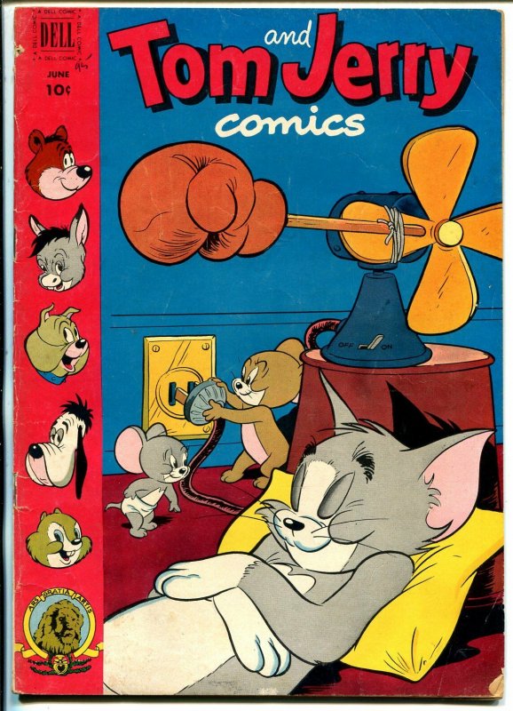 Tom & Jerry #95 1952-Dell-MGM Cartoons-Barney Bear-Benny Burro-Tuffy-VG 