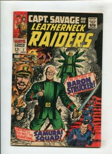 CAPT. SAVAGE & HIS LEATHERNECK RAIDERS #2 (7.5) RETURN OF BARON STRICKER!! 1967