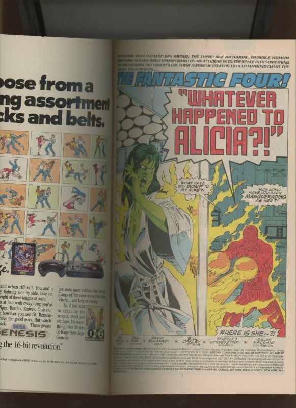 (1991) Fantastic Four #358: COPPER AGE! KEY! DIRECT! WE COMBINE SHIPPING! (9.2)