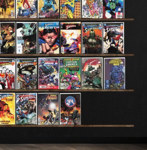 Huge Lot 150+ Comics with Captain America, The Flash, Superman & More!