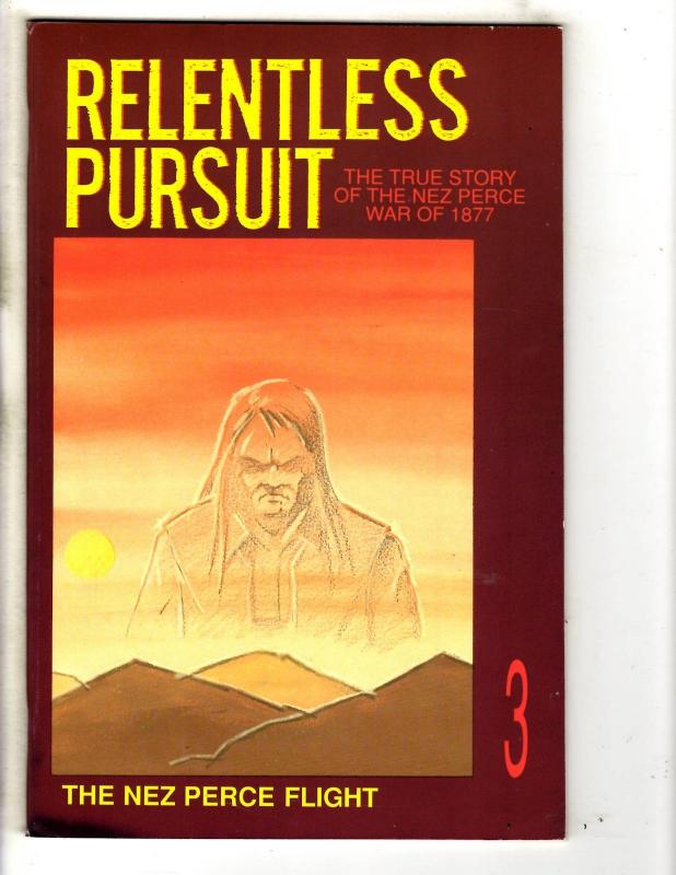 Lot Of 4 Relentless Pursuit Slave Labor Comic Books # 1 2 3 4 Nez Perce 1877 TP3 