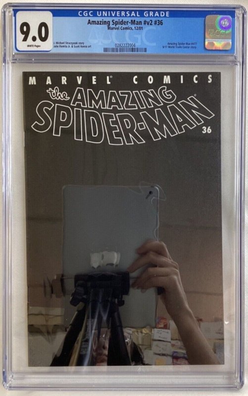 Amazing Spider-man Vol 2 #36 - CGC 9.0 - Marvel - 2001 - 9/11 stor! 