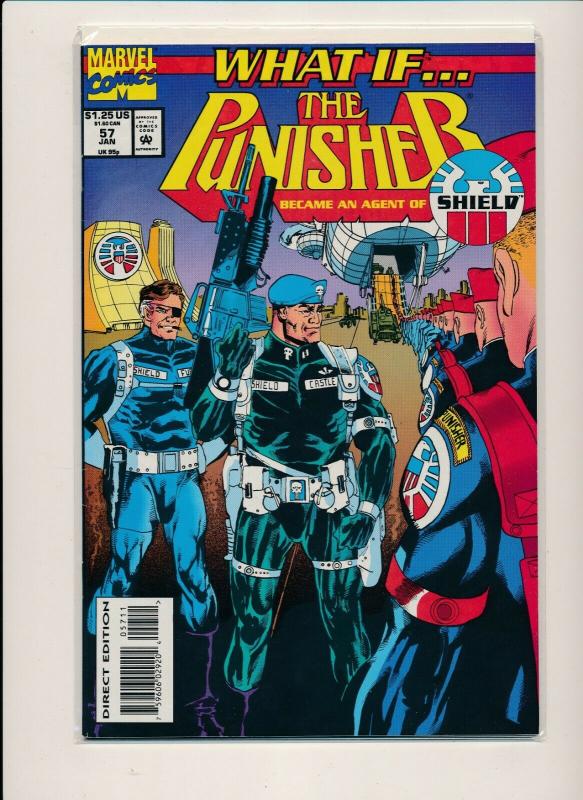 MARVEL What If... THE PUNISHER became Agent of Shield #57 F/VF (PF668)