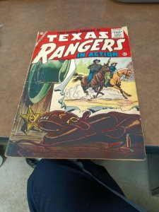 TEXAS RANGERS IN ACTION 5(#1) 1956 Charlton Comics Silver Age 1st Issue western