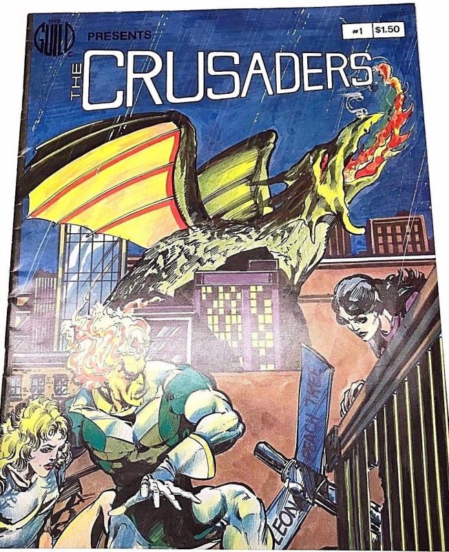 CRUSADERS#1 FN/VF 1982 SOUTHERN KNIGHTS GUILD BRONZE AGE MAGAZINE 