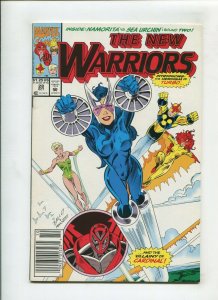 THE NEW WARRIORS #28 (8.5) GREAT BABE HEROES!! 1992