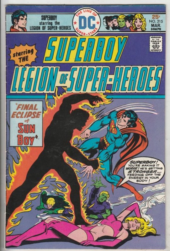 Superboy #215 (Mar-79) VF/NM High-Grade Superboy, Legion of Super-Heroes