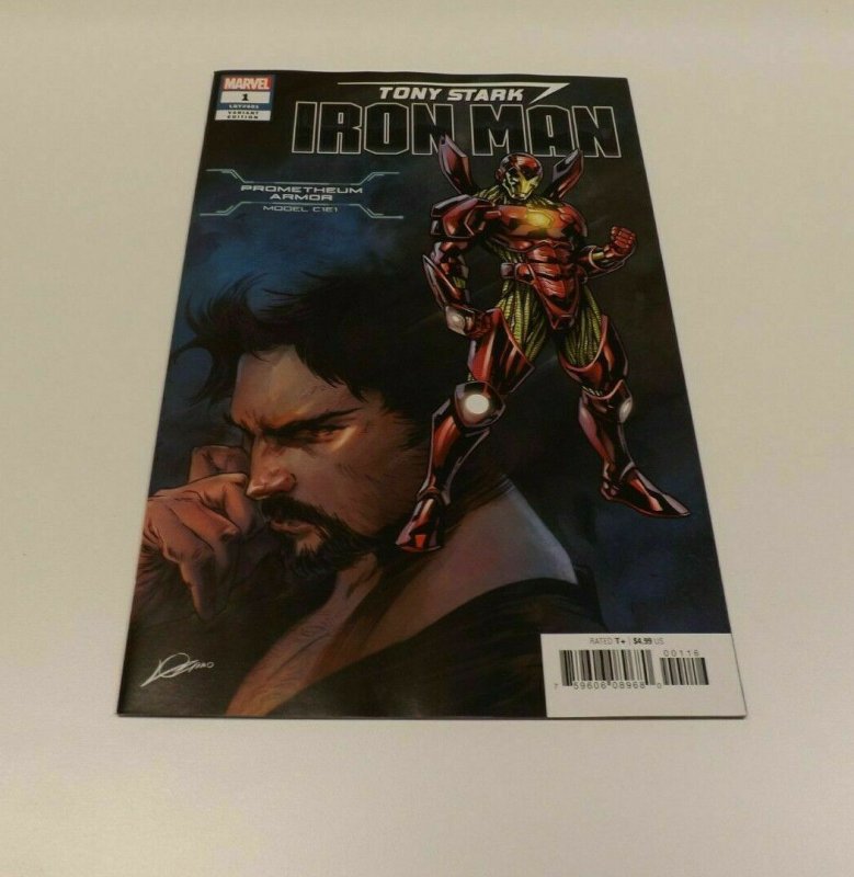 Tony Stark Iron Man #1 Variant Cover Model C1E1 Prometheum Armor