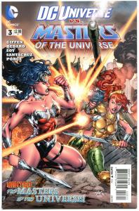 DC UNIVERSE vs MASTERS of the UNIVERSE #3, VF/NM, Giffen, He-man, Sword, 2013