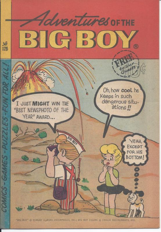Adventures of the Big Boy #128  Feb.. 1967 (VF)