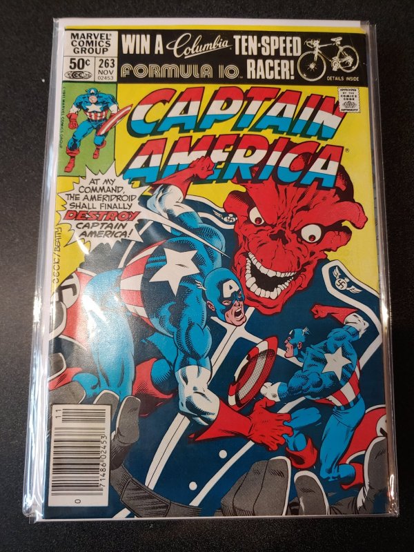 CAPTAIN AMERICA #263 VF+ RED SKULL