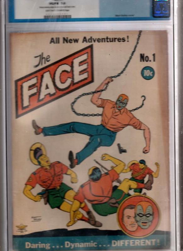 The Face #1 (Jan-41) VG/FN Affordable-Grade Captain Marvel Jr.