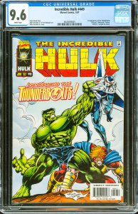 The Incredible Hulk #449 (1997) CGC Graded 9.6 - 1st of Thunderbolts