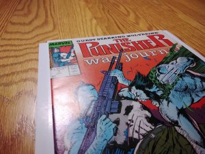 The Punisher War Journal #7 Newsstand Edition (1989) Wolverine