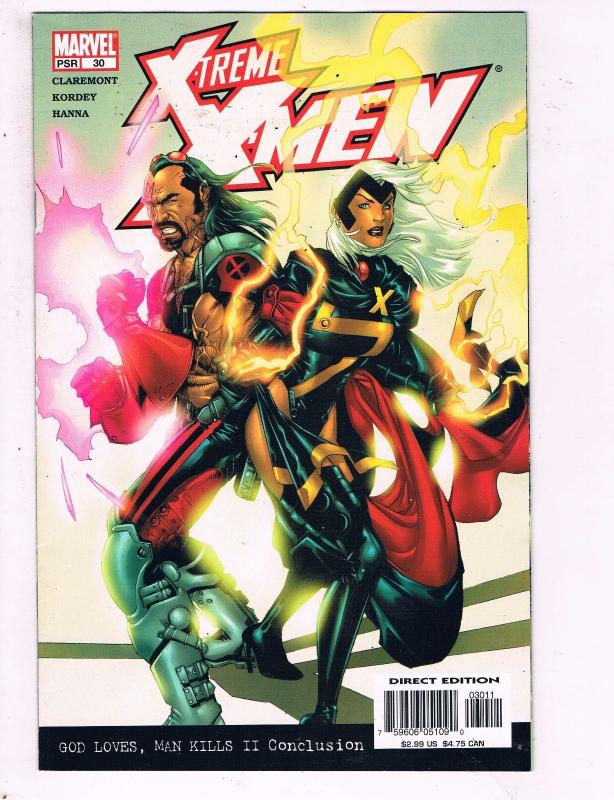 Xtreme X-Men #30 VF Marvel God Loves Man Kills II Conclusion Comic Book 2001 DE9