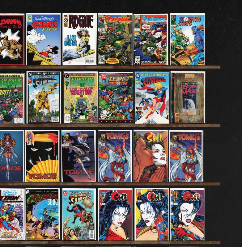 Huge Lot 150+ Comics with Adventures Of Superman, Action Comics, Prime & More!