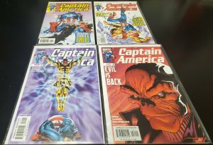 4PC CAPTAIN AMERICA LOT (9.0) #14-17!! 2004